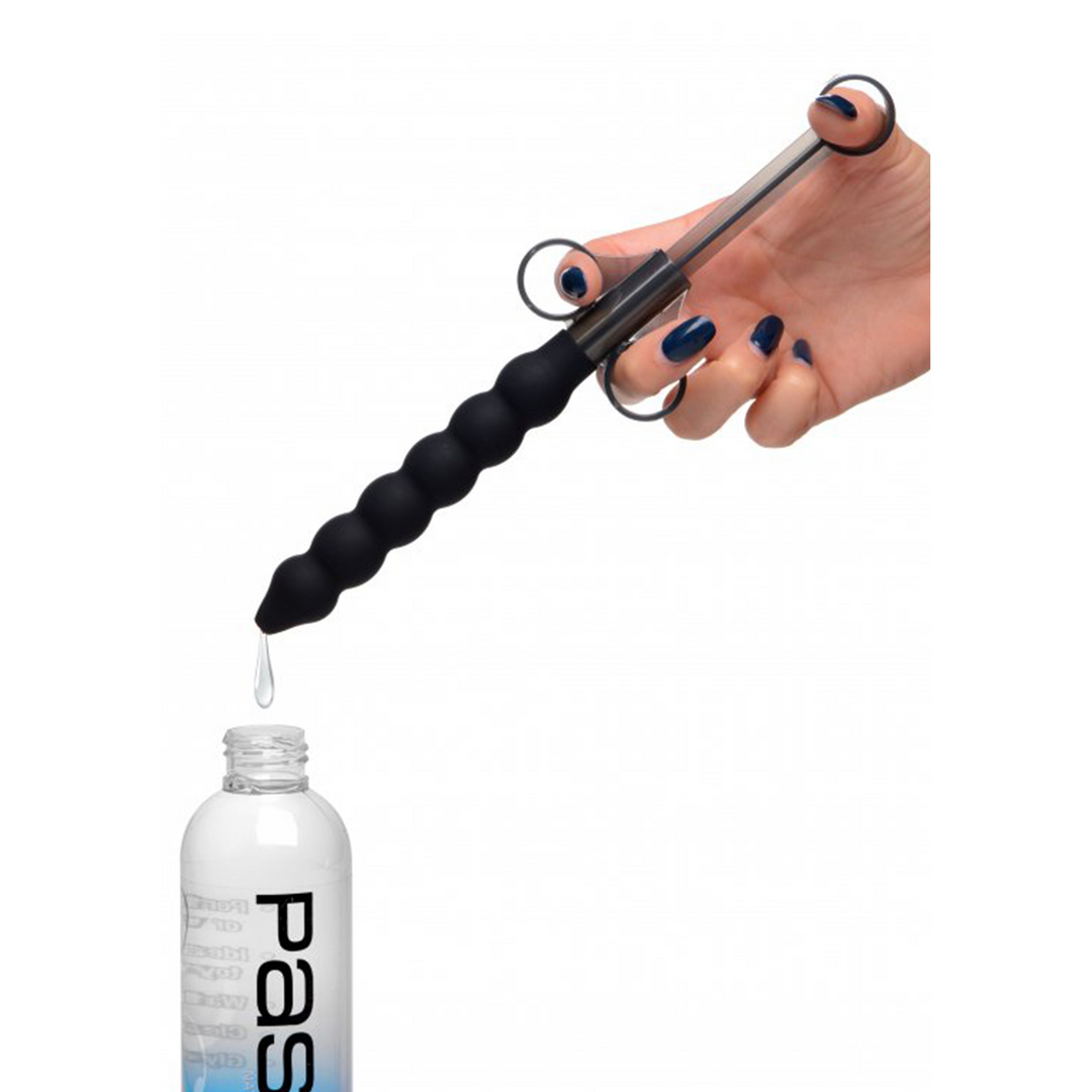 Lubricant Launcher with Silicone Beads