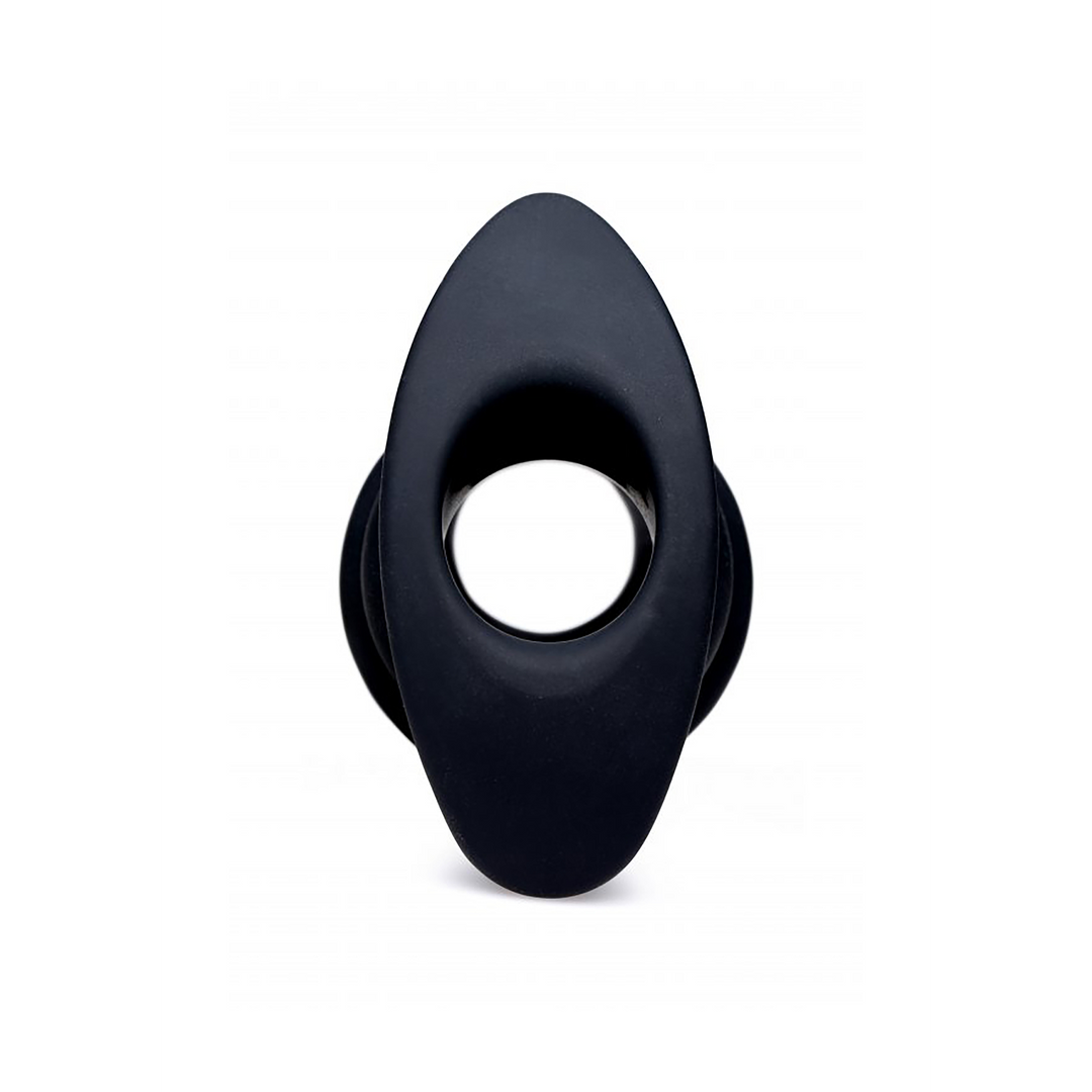 Hive Ass Tunnel - Silicone Ribbed Hollow Anal Plug - Large