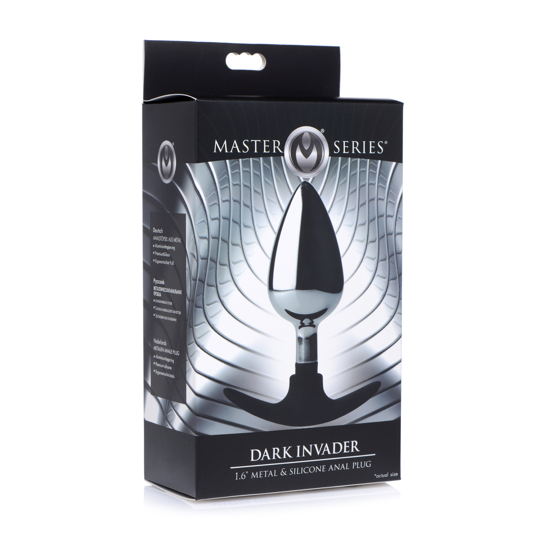Dark Invader - Metal and Silicone Anal Plug