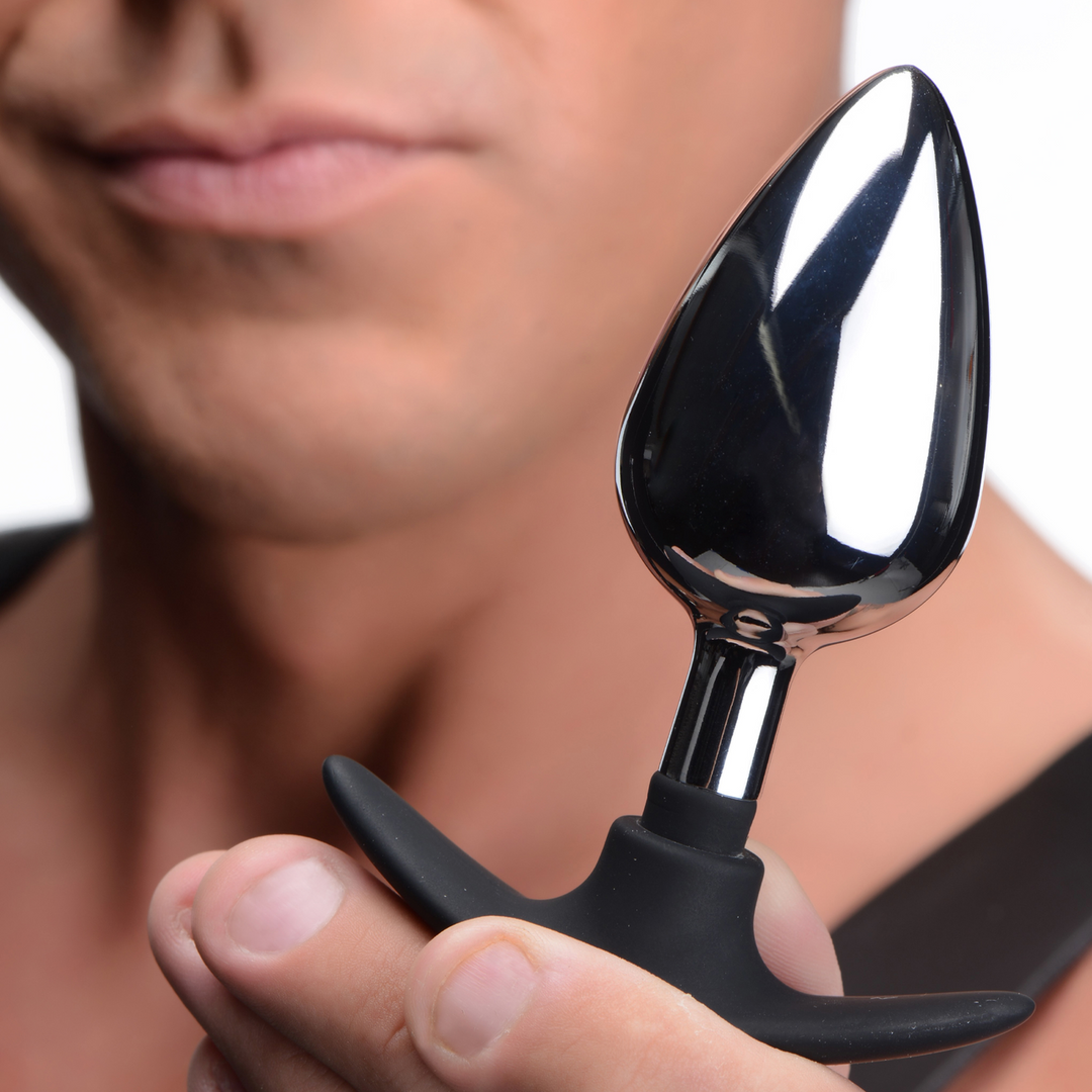 Dark Invader - Metal and Silicone Anal Plug