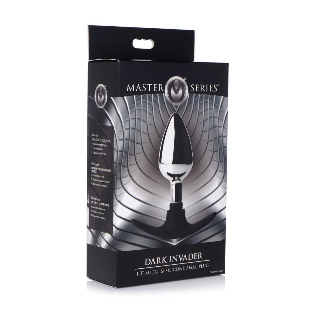 Dark Invader - Metal and Silicone Anal Plug