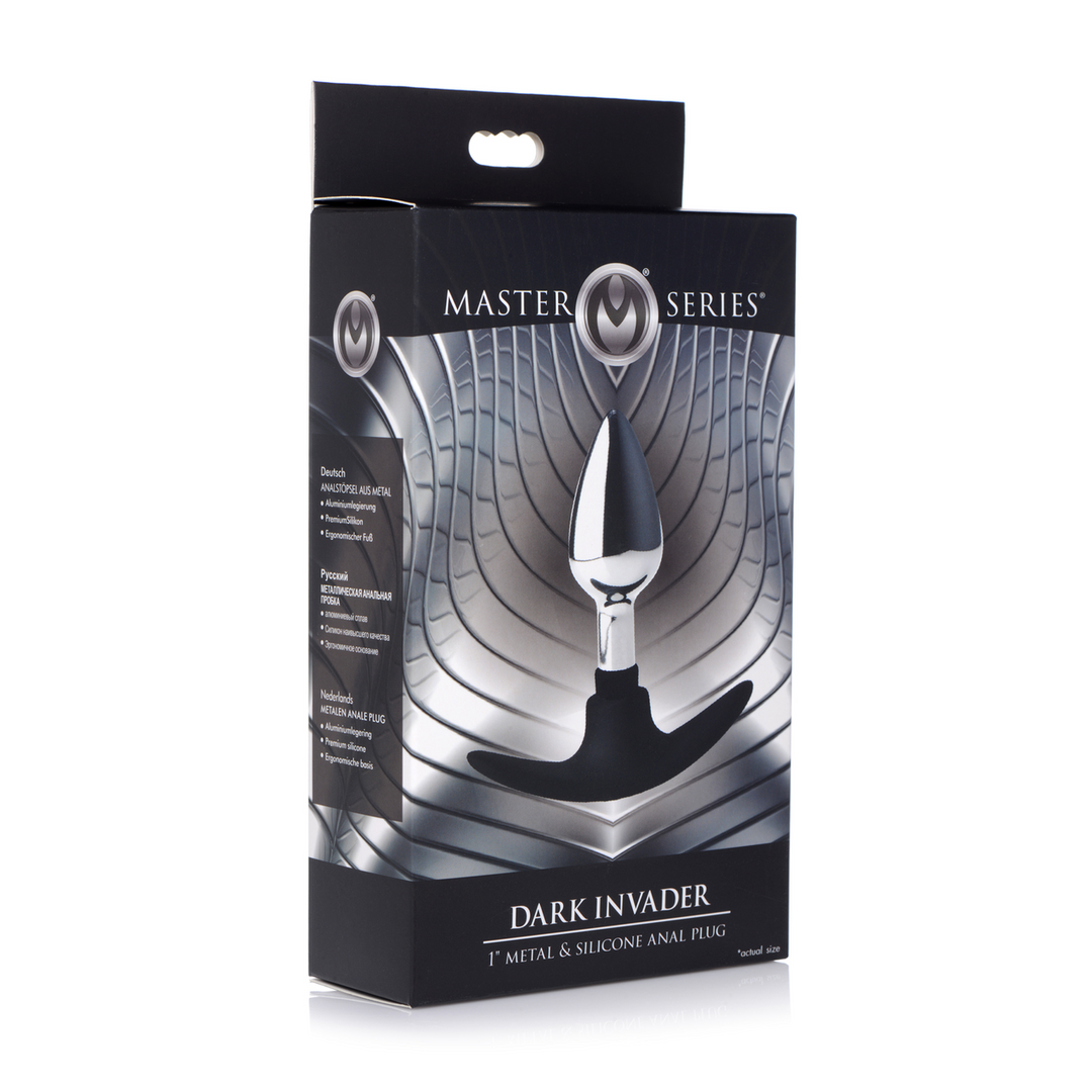 Dark Invader - Metal and Silicone Anal Plug