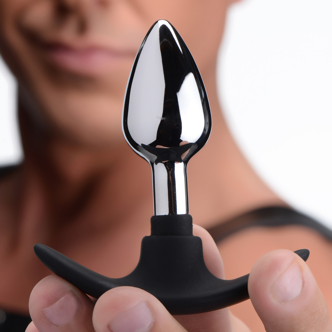 Dark Invader - Metal and Silicone Anal Plug