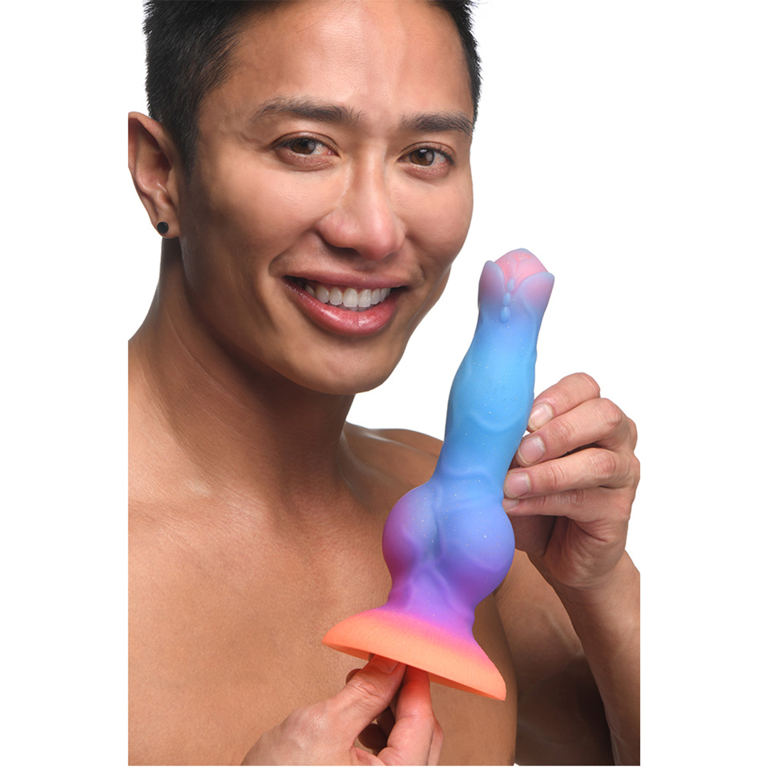 Space Cock - Glow in the Dark - Silicone Alien Dildo