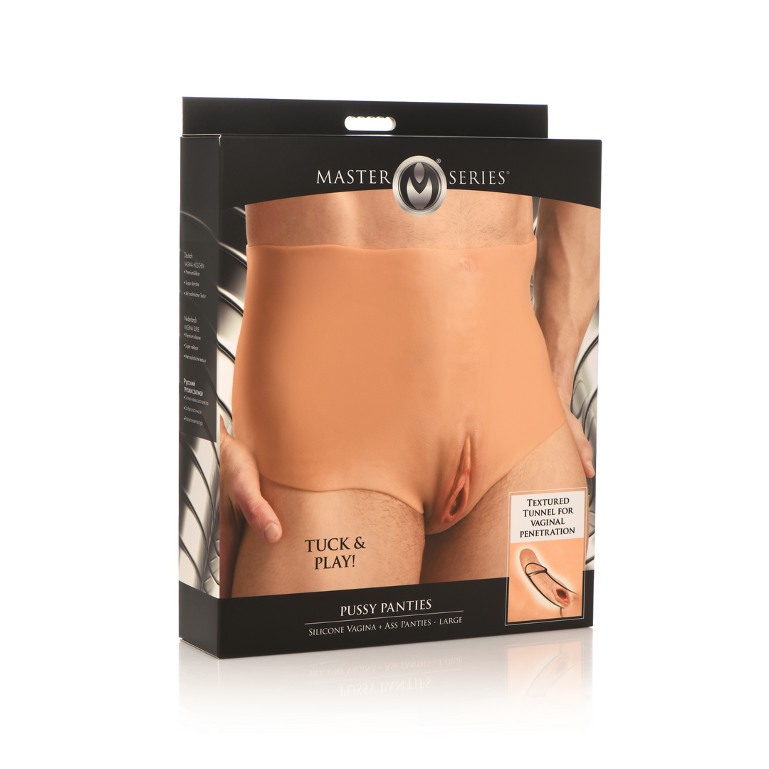 Pussy Panties - Silicone Vagina and Ass Panties