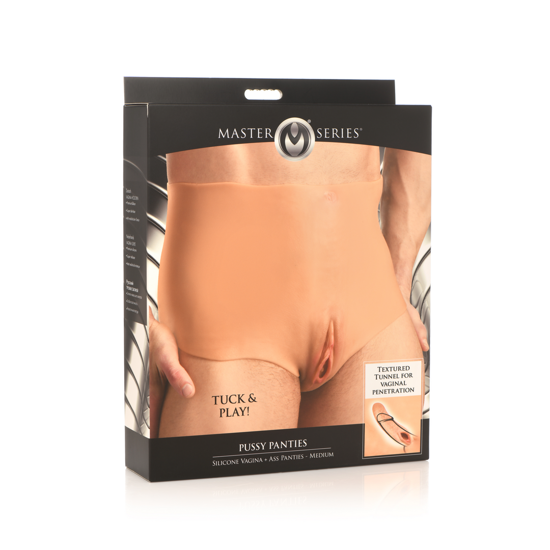 Pussy Panties - Silicone Vagina and Ass Panties