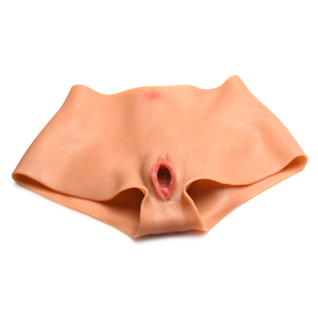 Pussy Panties - Silicone Vagina and Ass Panties