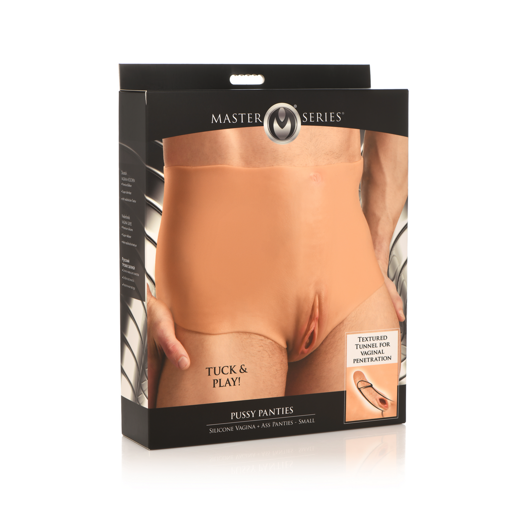 Pussy Panties - Silicone Vagina and Ass Panties