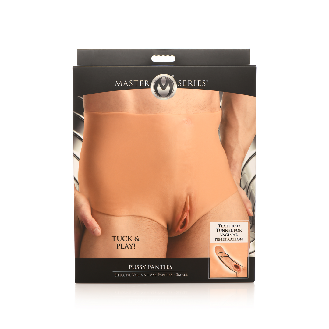 Pussy Panties - Silicone Vagina and Ass Panties