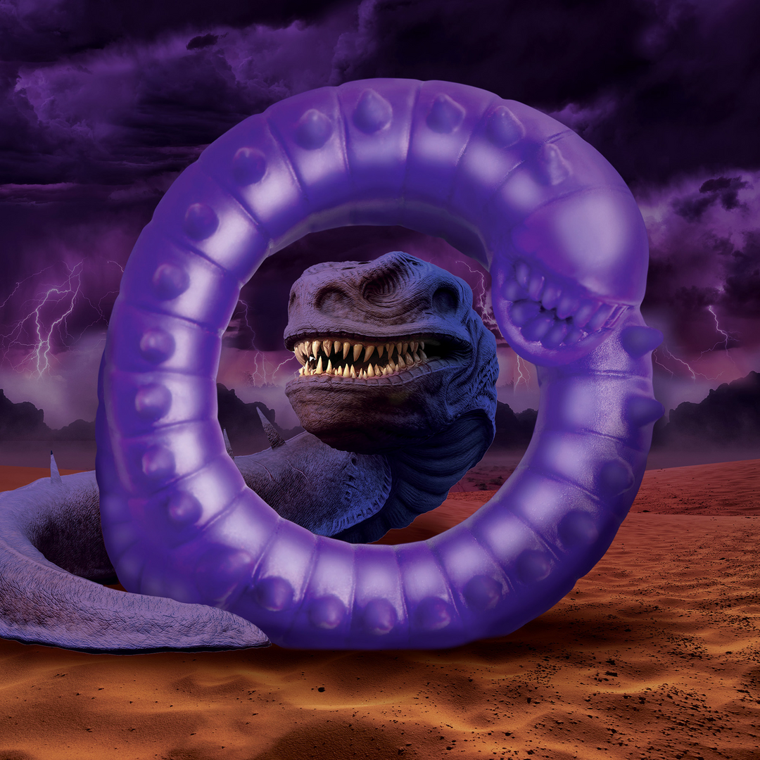 Slitherine - Silicone Cock Ring - Purple
