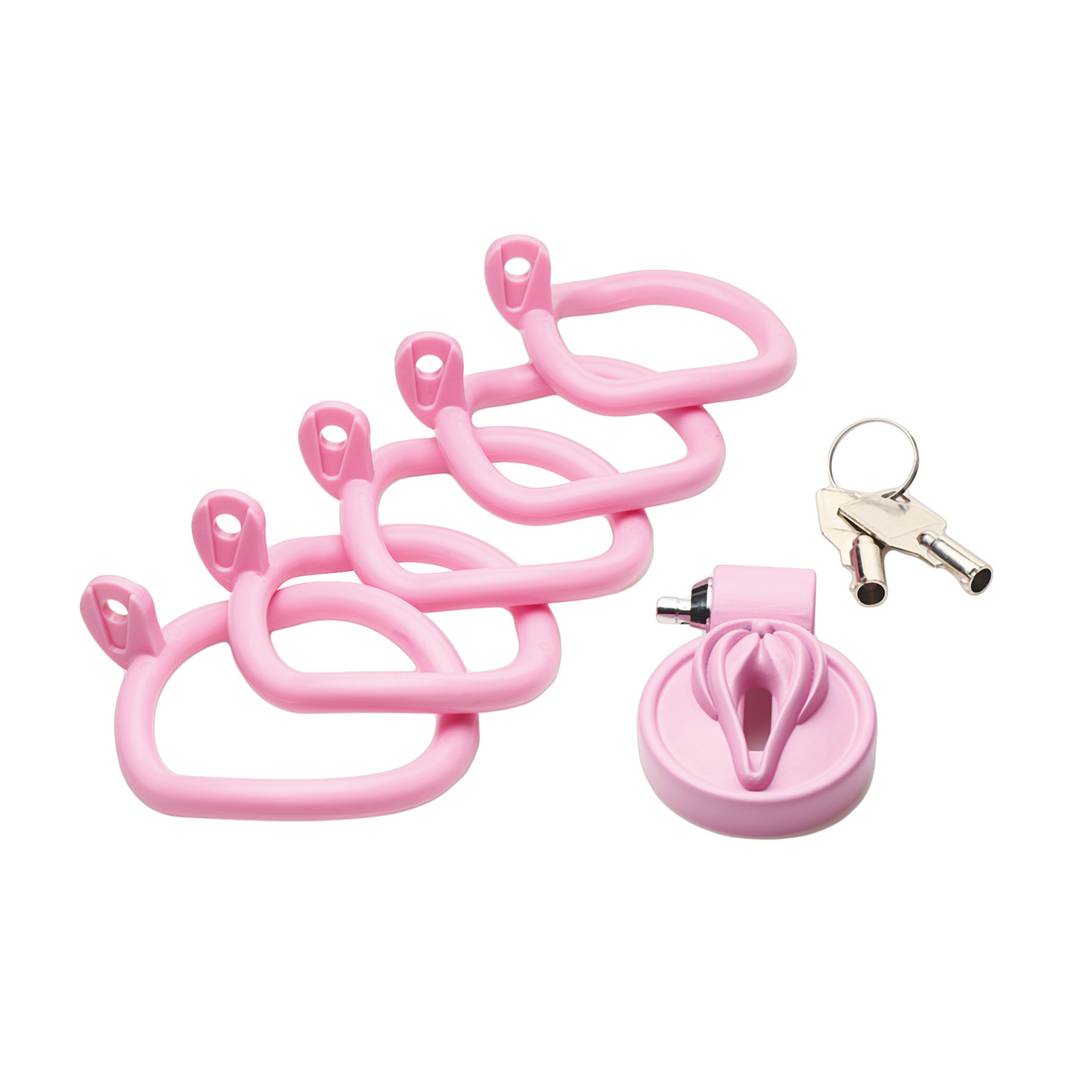 Pussification - Vulva Chastity Cage - Pink