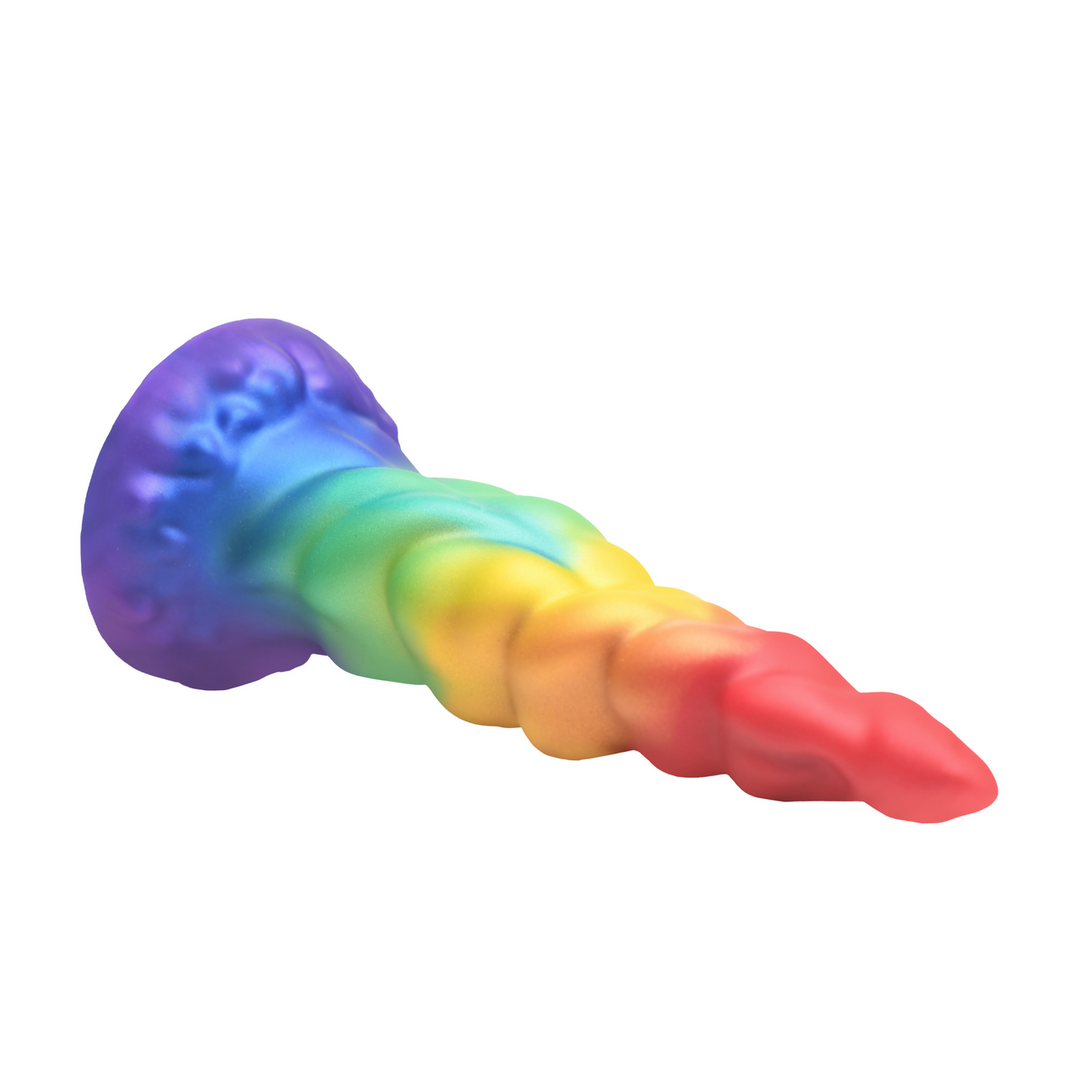 Magic Rider - Unicorn Silicone Dildo - Rainbow