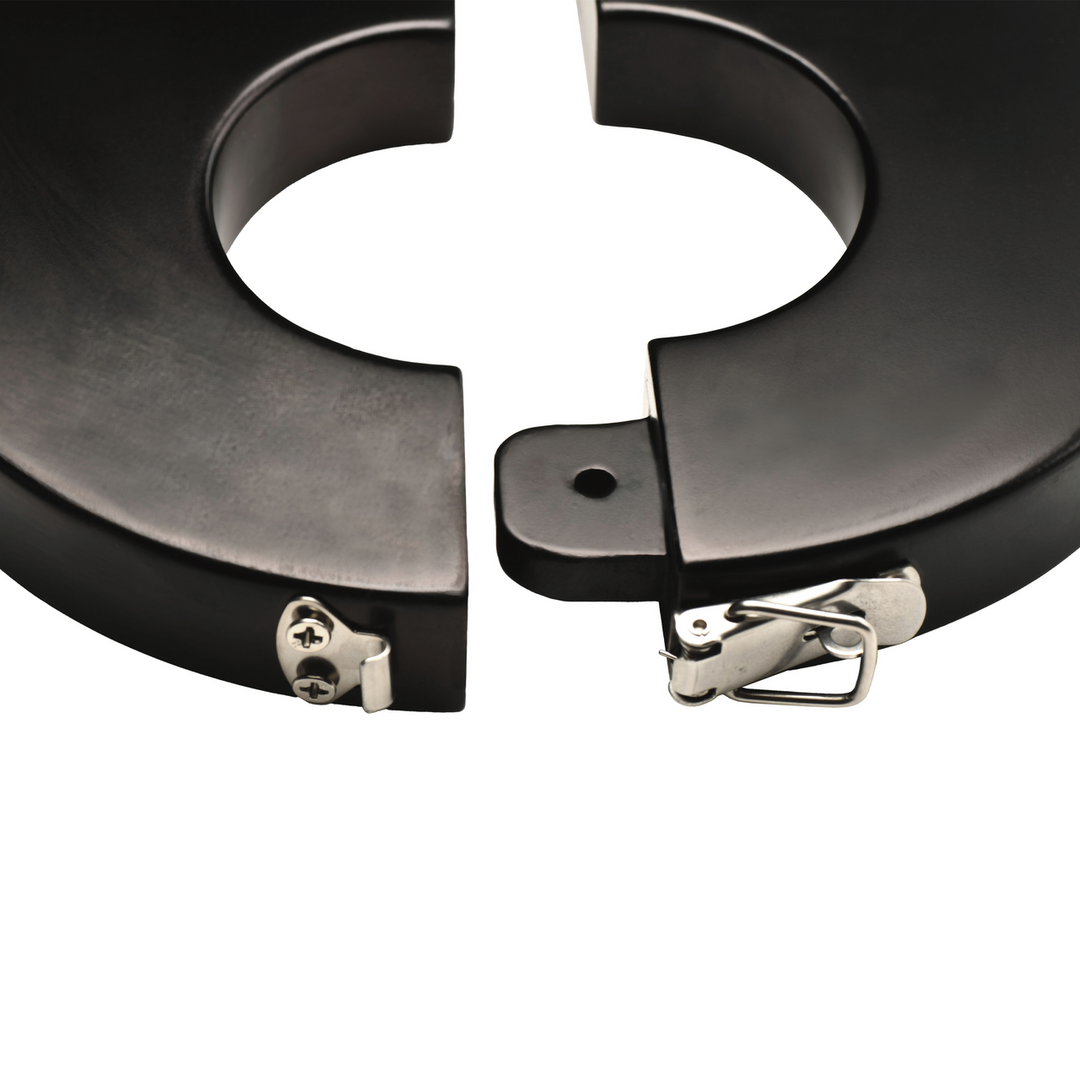 Trapped - Wrist and Ankle Stocks - Black