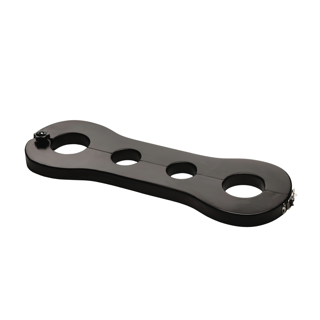 Trapped - Wrist and Ankle Stocks - Black