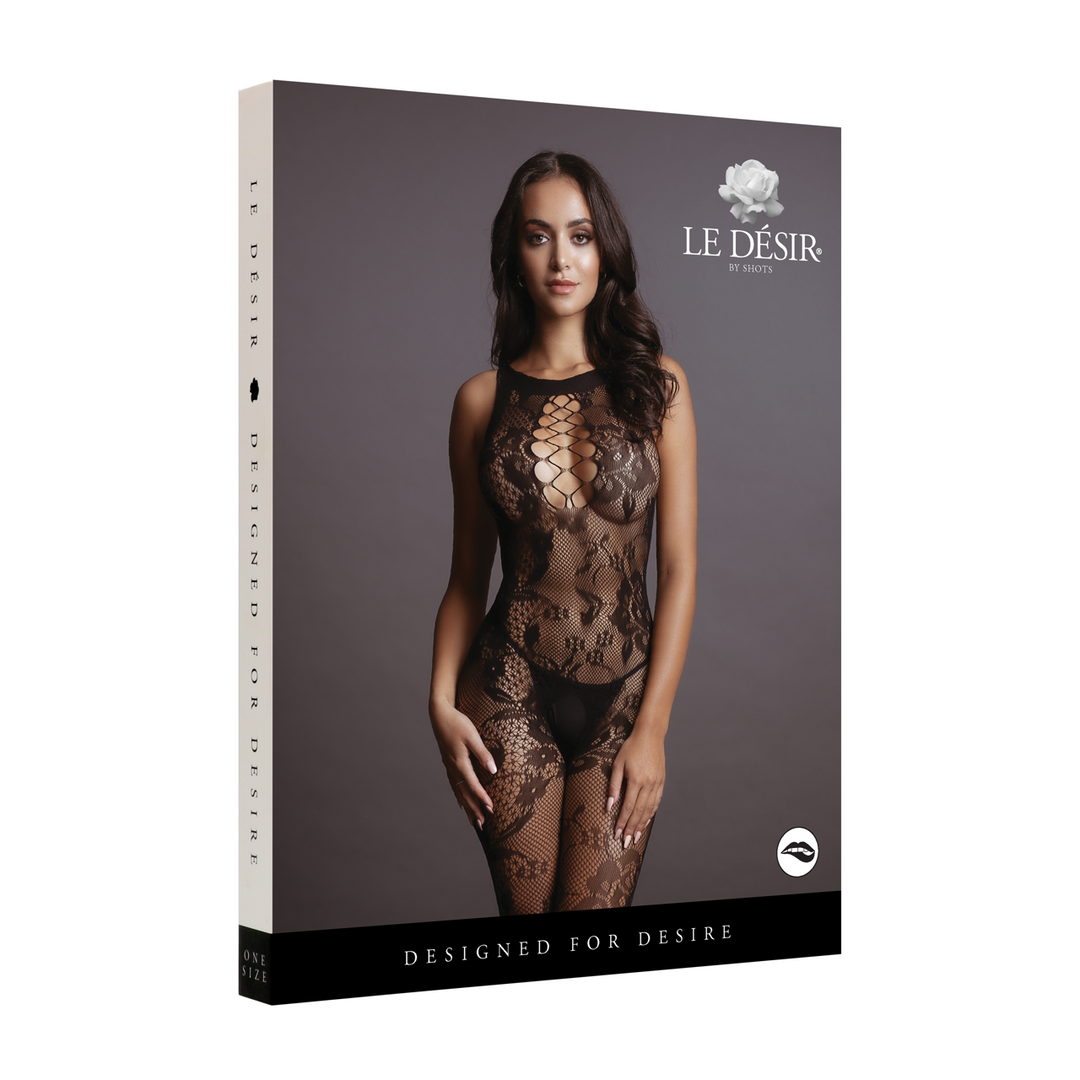 Criss Cross Neck Bodystocking
