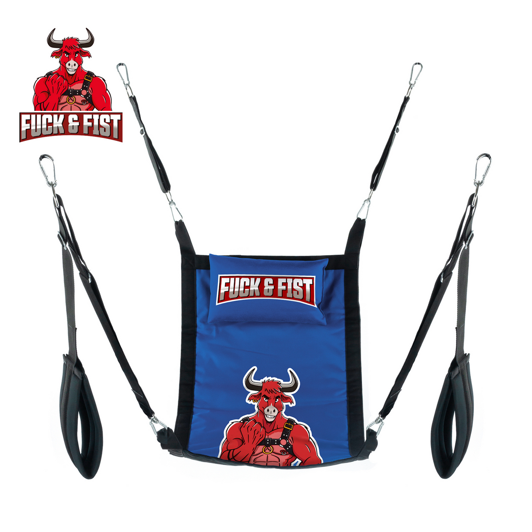 Rectangular Fabric Sling - Complete Set - Blue/Black
