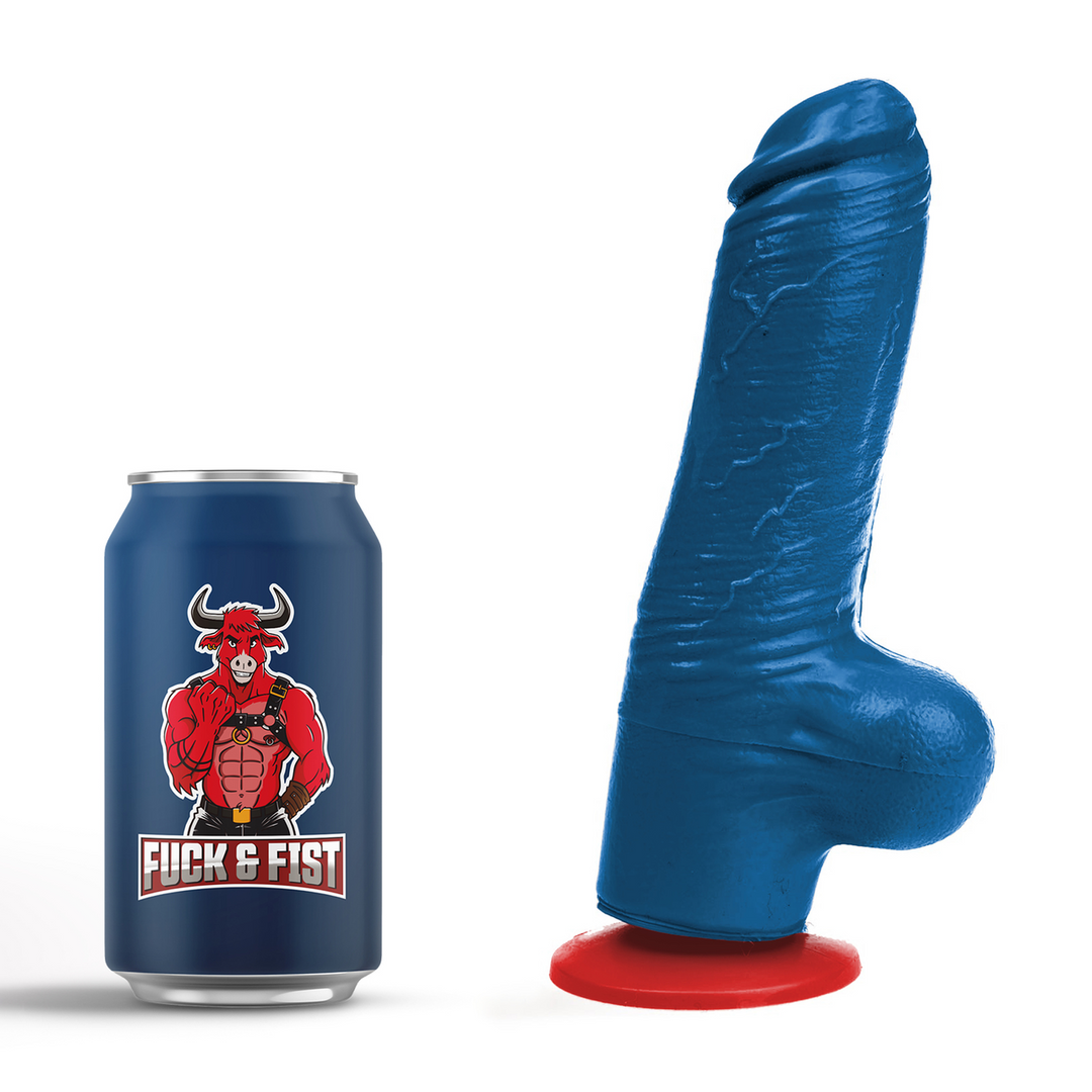 Tyr M - Realistic Dildo with Balls - 5.1 / 13 cm - Blue