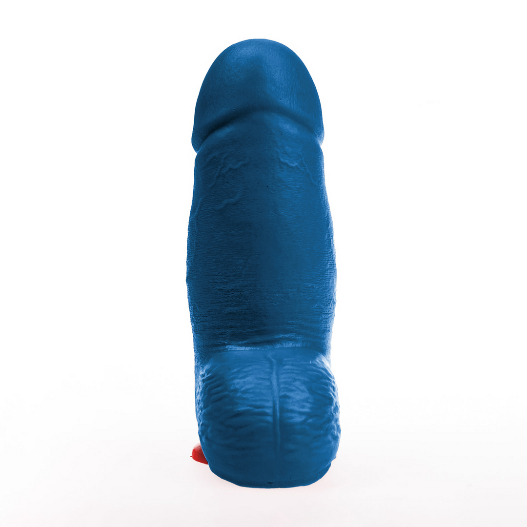 Dagr M - Realistic Thick Dildo with Balls - 5.7 / 14,5 cm - Blue