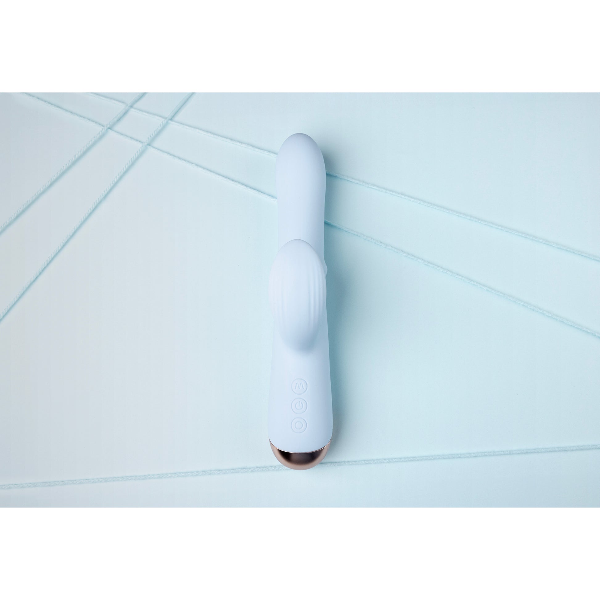 Pulse Wave and Up-and-Down Moving Ring Vibrator - Arctic Blue