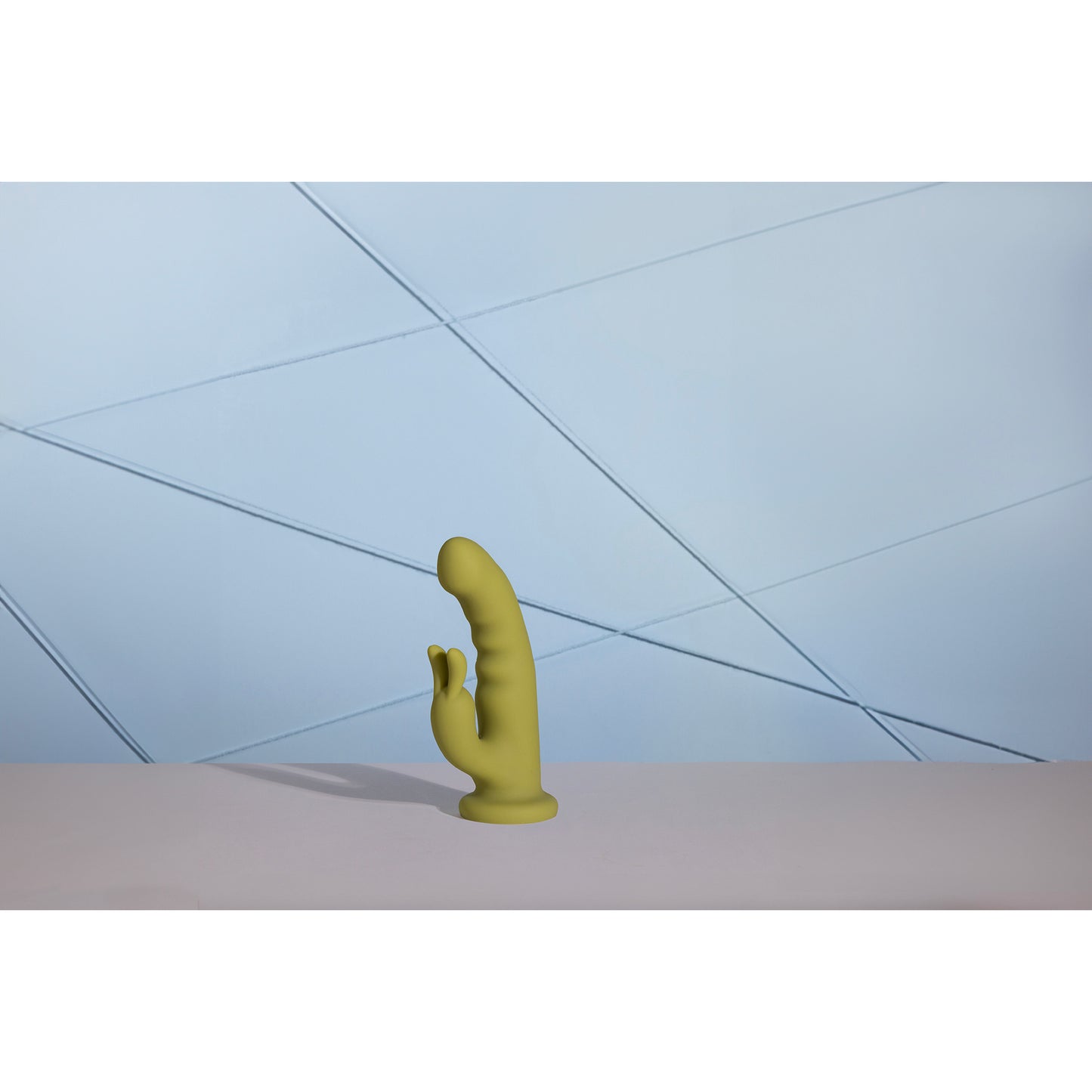 Ultra Soft Silicone Rotating Rabbit Vibrator - Spring Sage