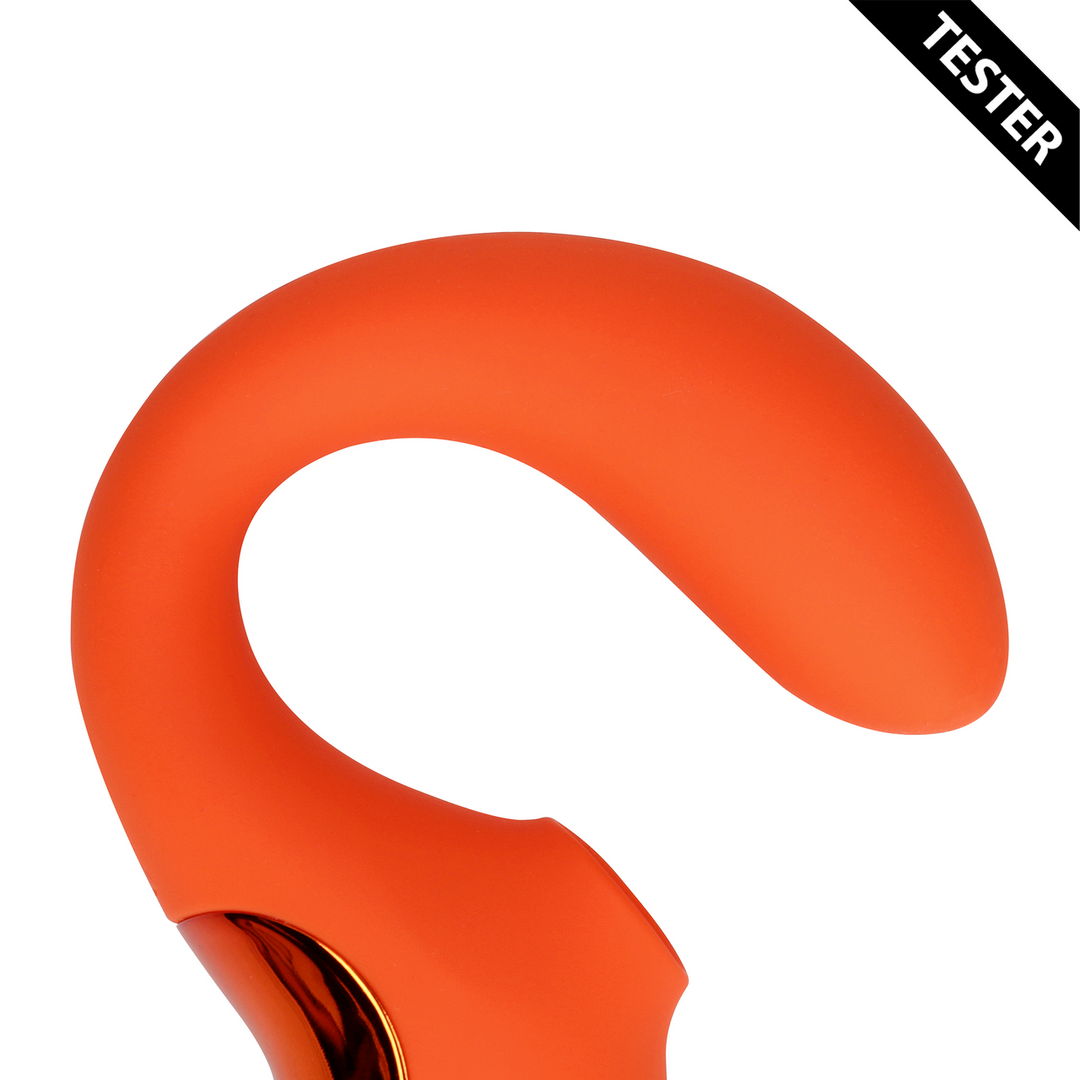 G-Spot Vibrator with Clitoral Pulse Wave - Untamed Orange