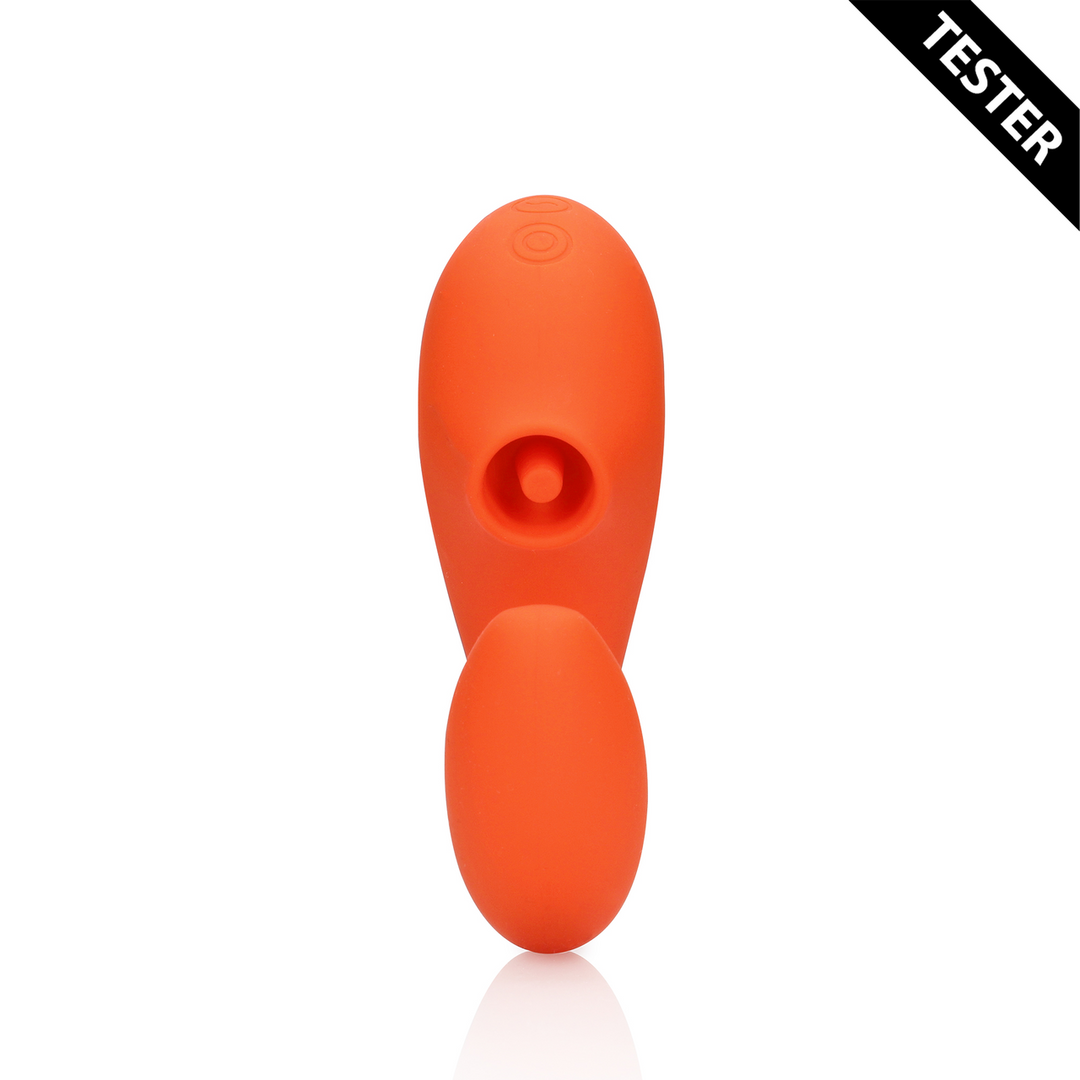 G-Spot Vibrator with Clitoral Pulse Wave - Untamed Orange