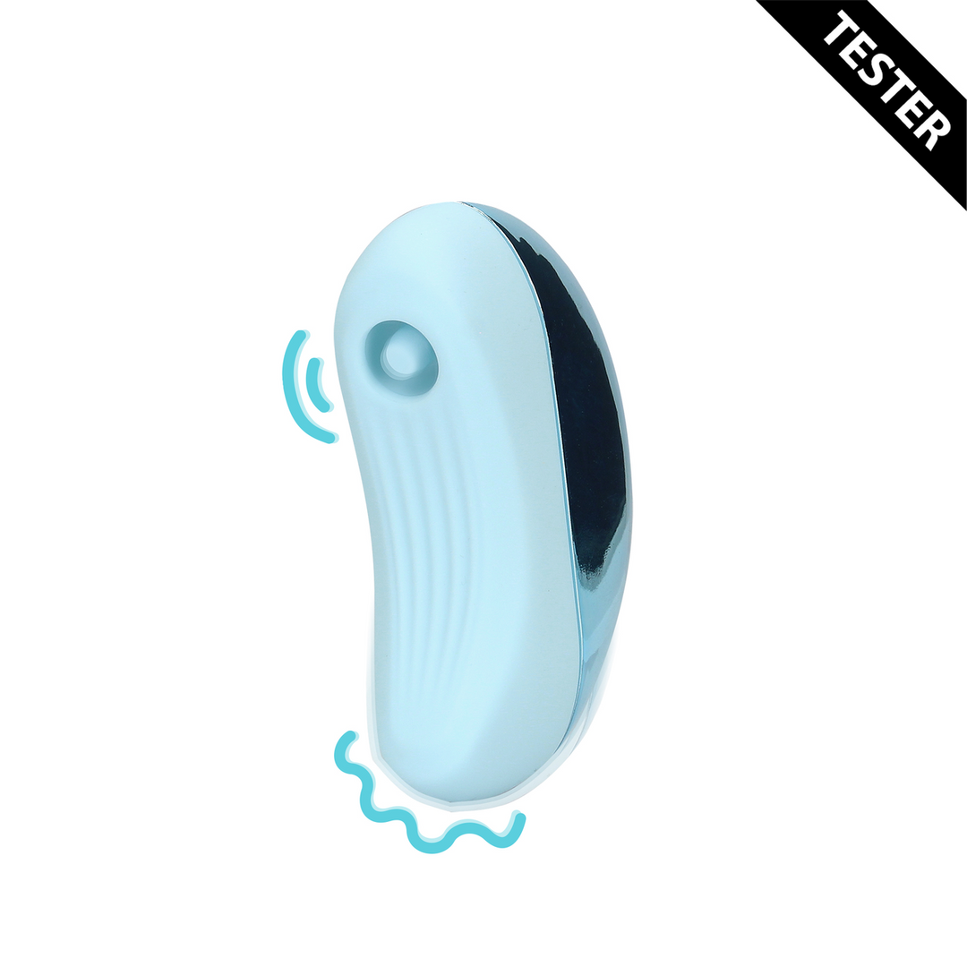 Pulse Wave Clitoris Vibrator - Arctic Blue