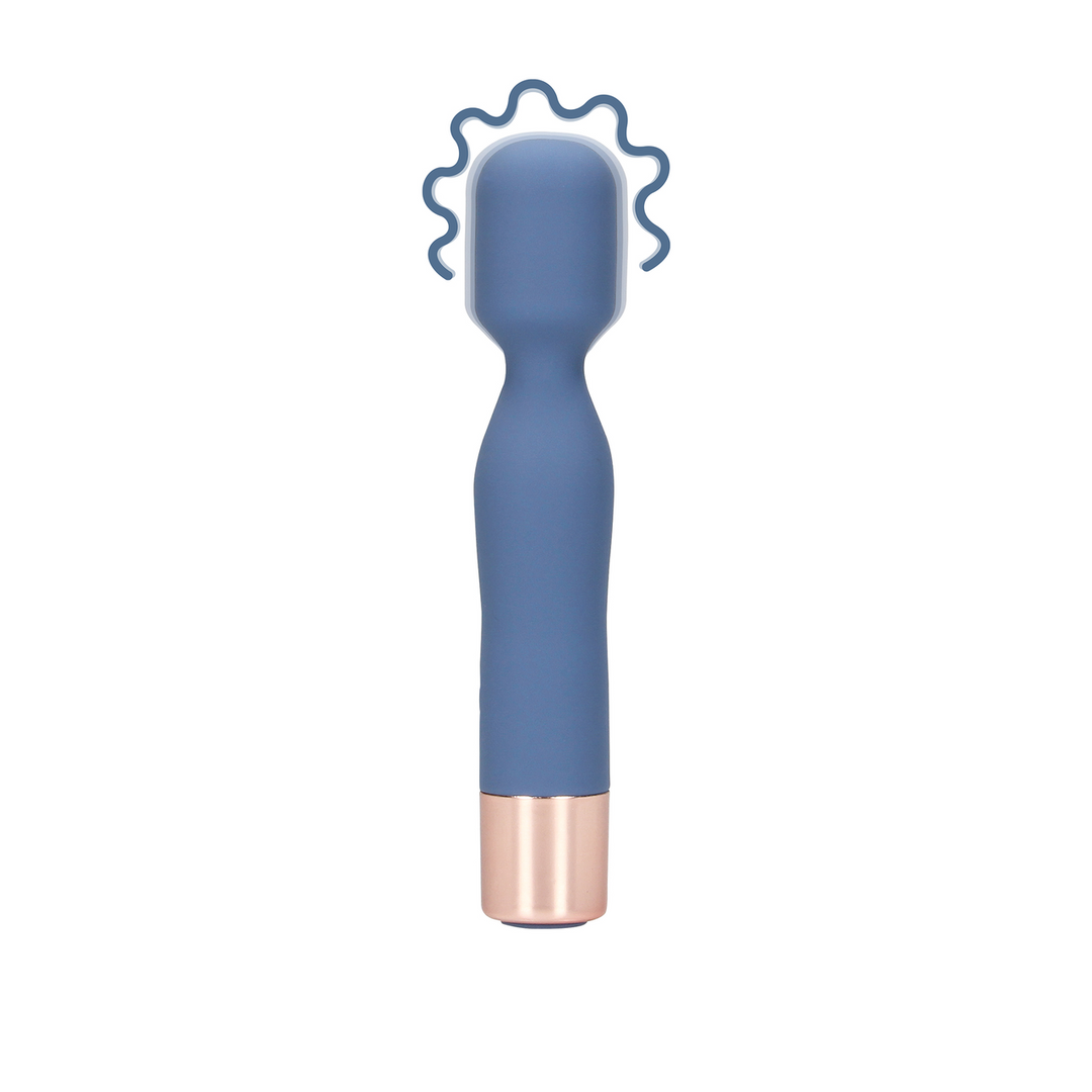 Mini Wand Vibrator - Blue Horizon
