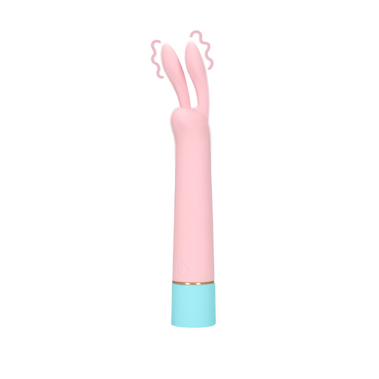 Mini Rabbit Vibrator with USB Charger - Cherry Chiffon