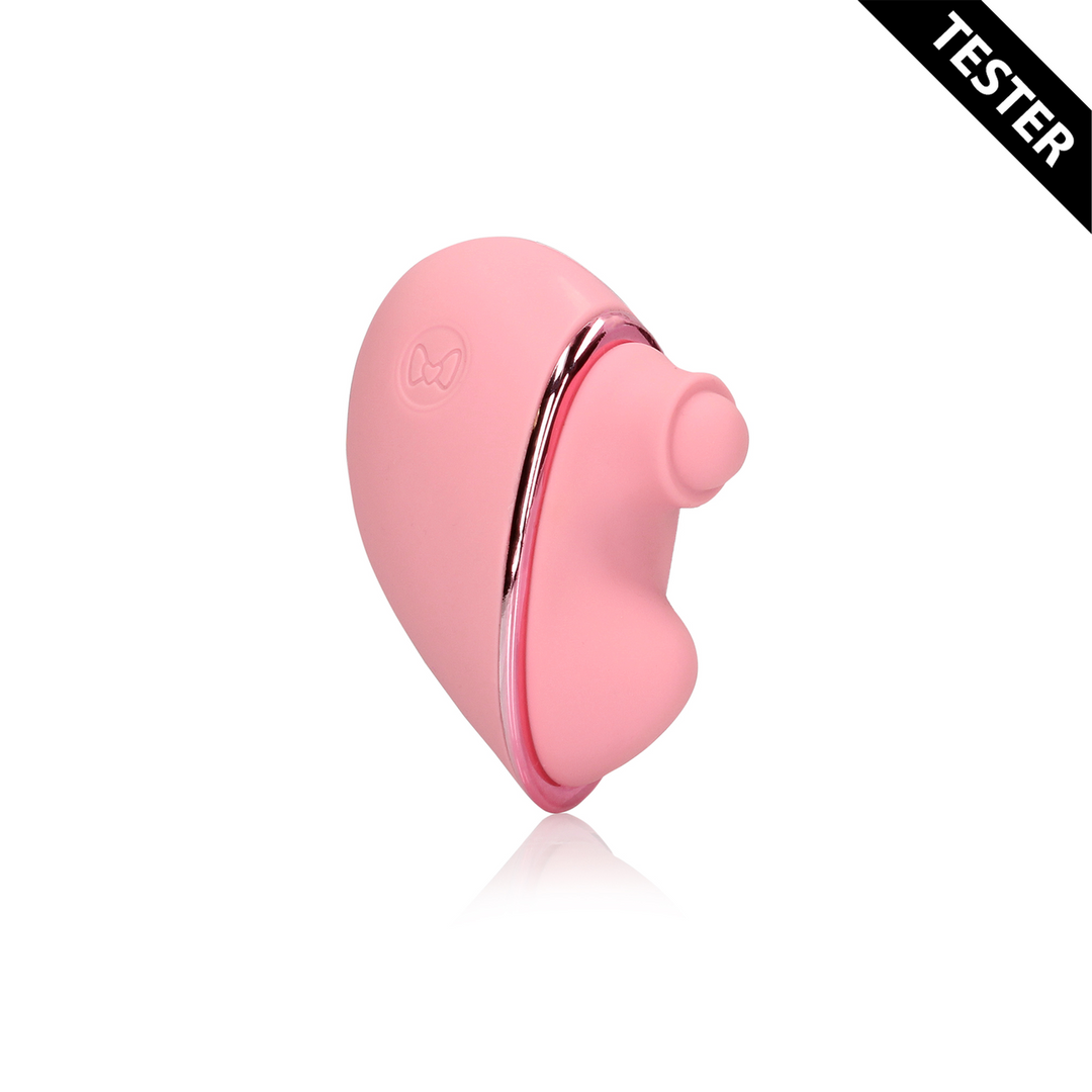 Tapping Heart Vibrator - Pink Arabesque