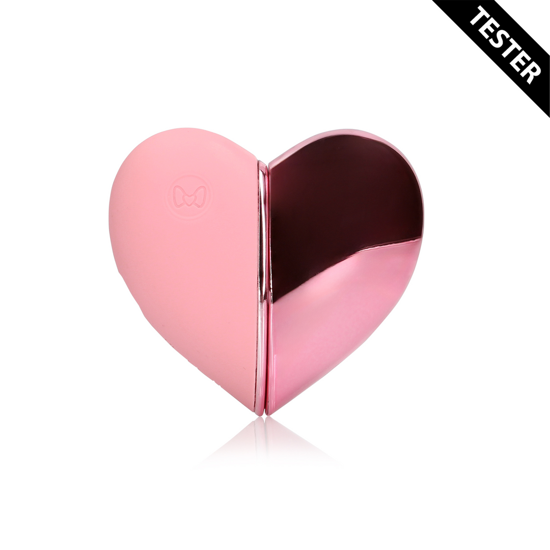 Tapping Heart Vibrator - Pink Arabesque