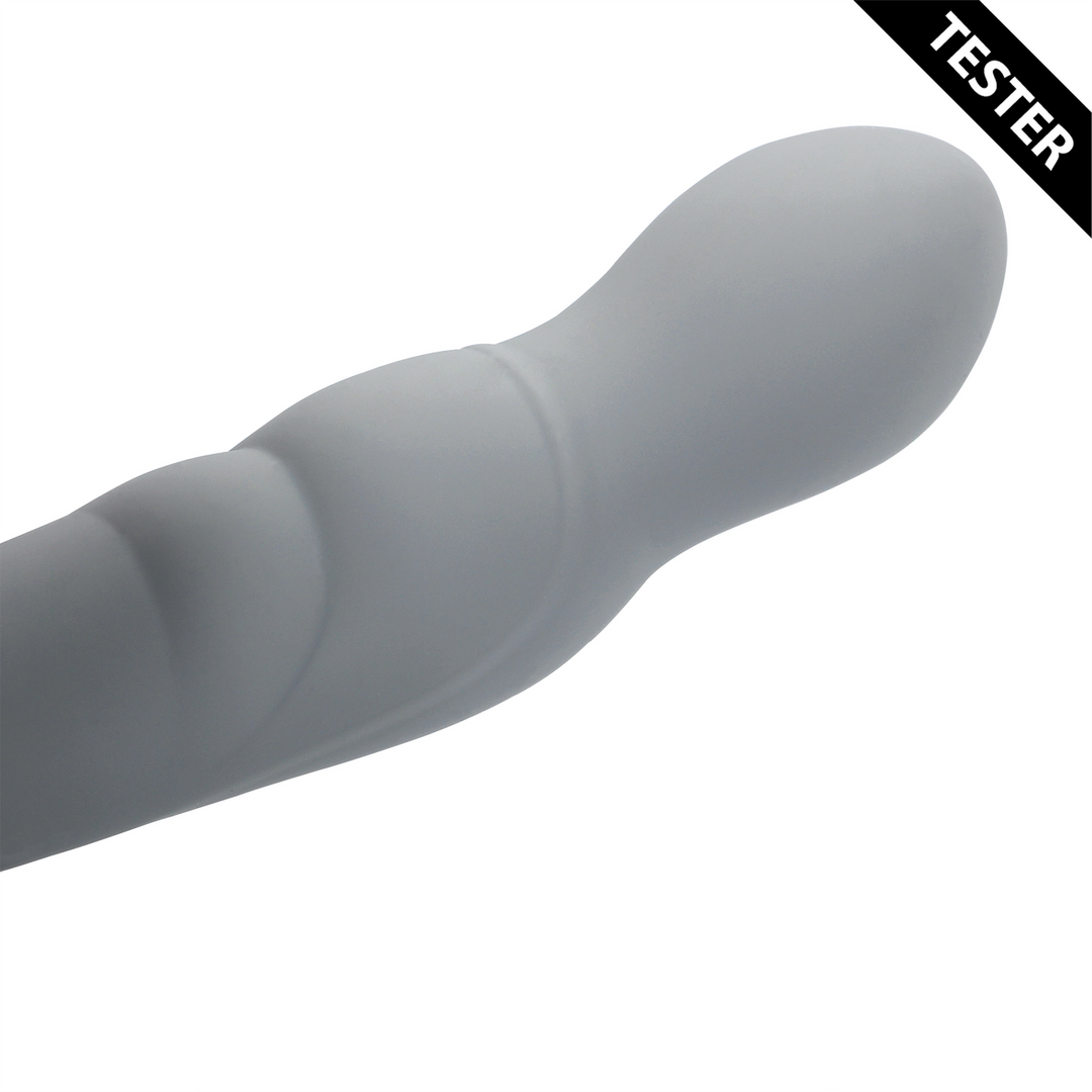 Rotating Prostate Stimulator with Remote Control - Gotham Grey
