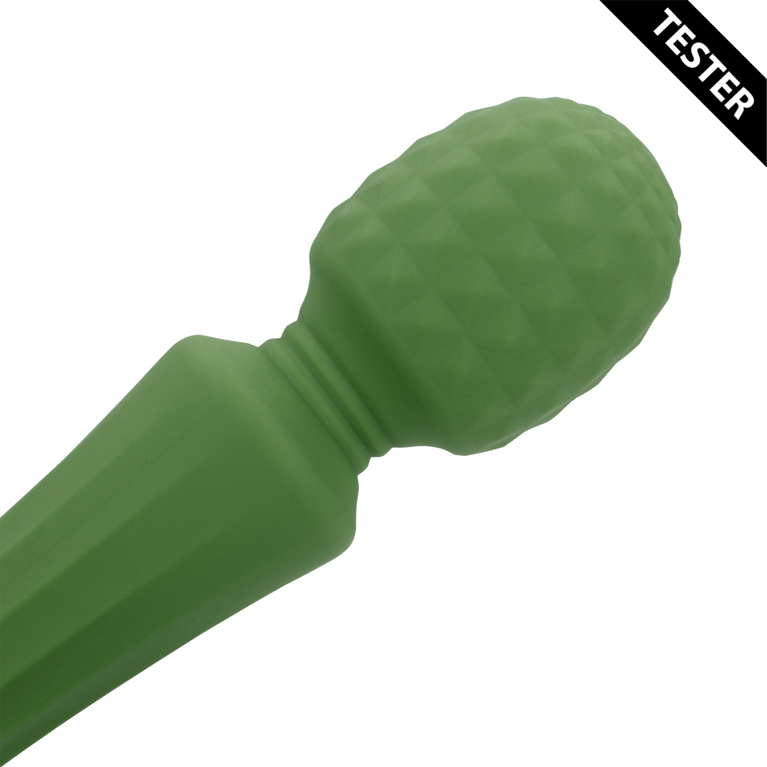 Powerful Wand Vibrator Massager with Still Handle - Green Mumba