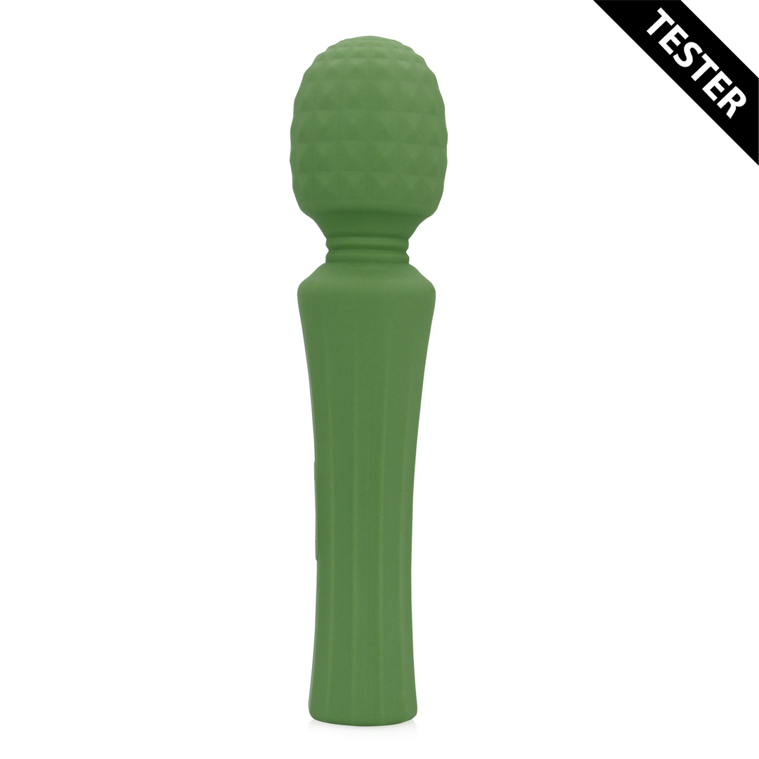 Powerful Wand Vibrator Massager with Still Handle - Green Mumba