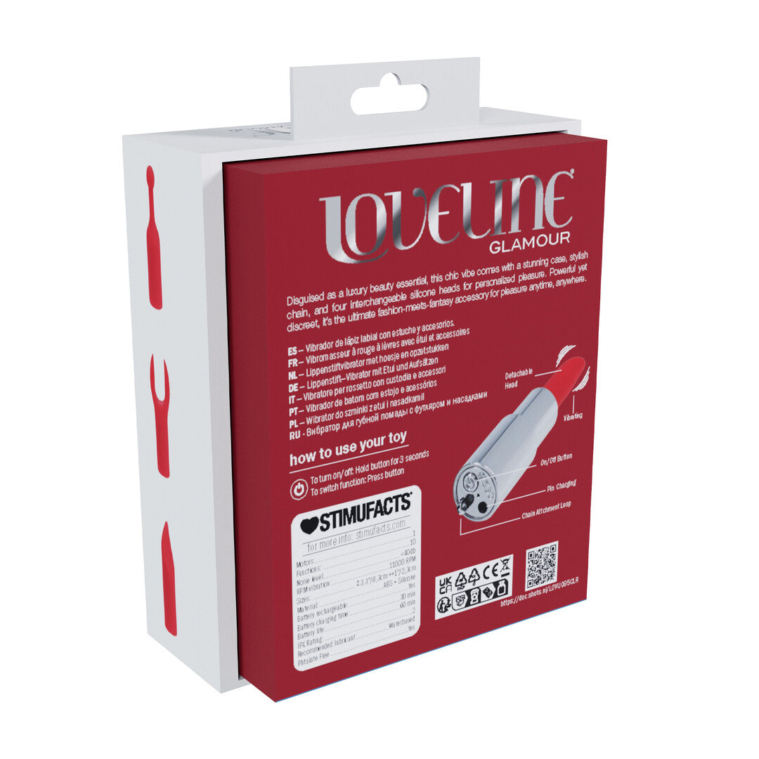 Angel - Lipstick Vibrator with 4 Attachments
