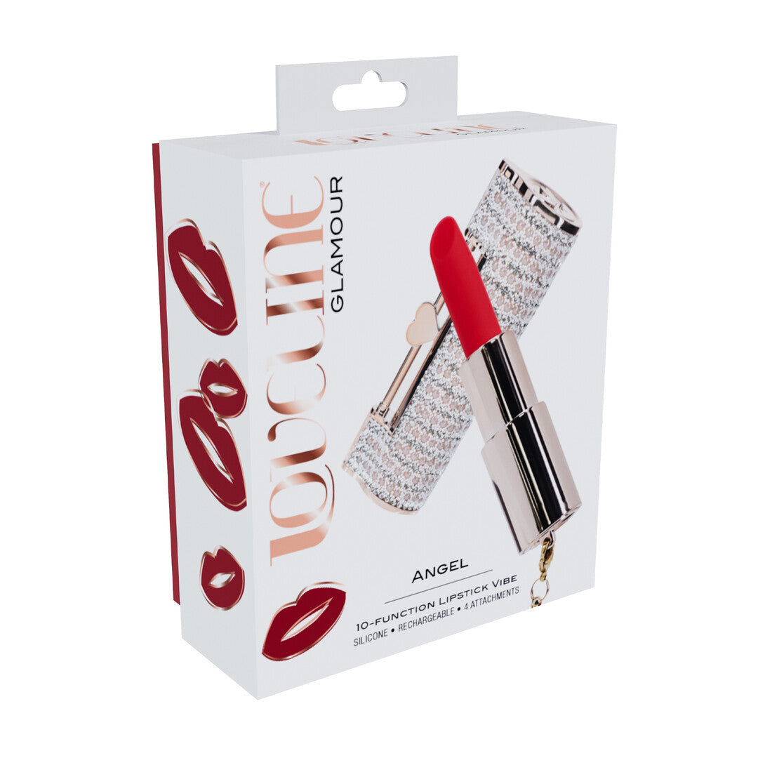 Angel - Lipstick Vibrator with 4 Attachments