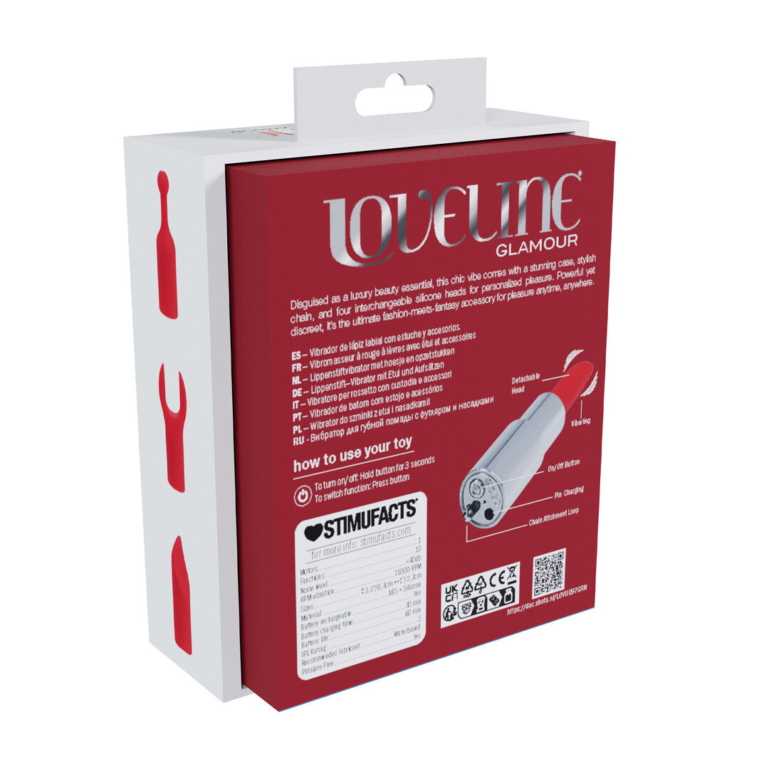 Candy - Lipstick Vibrator with 4 Attachments