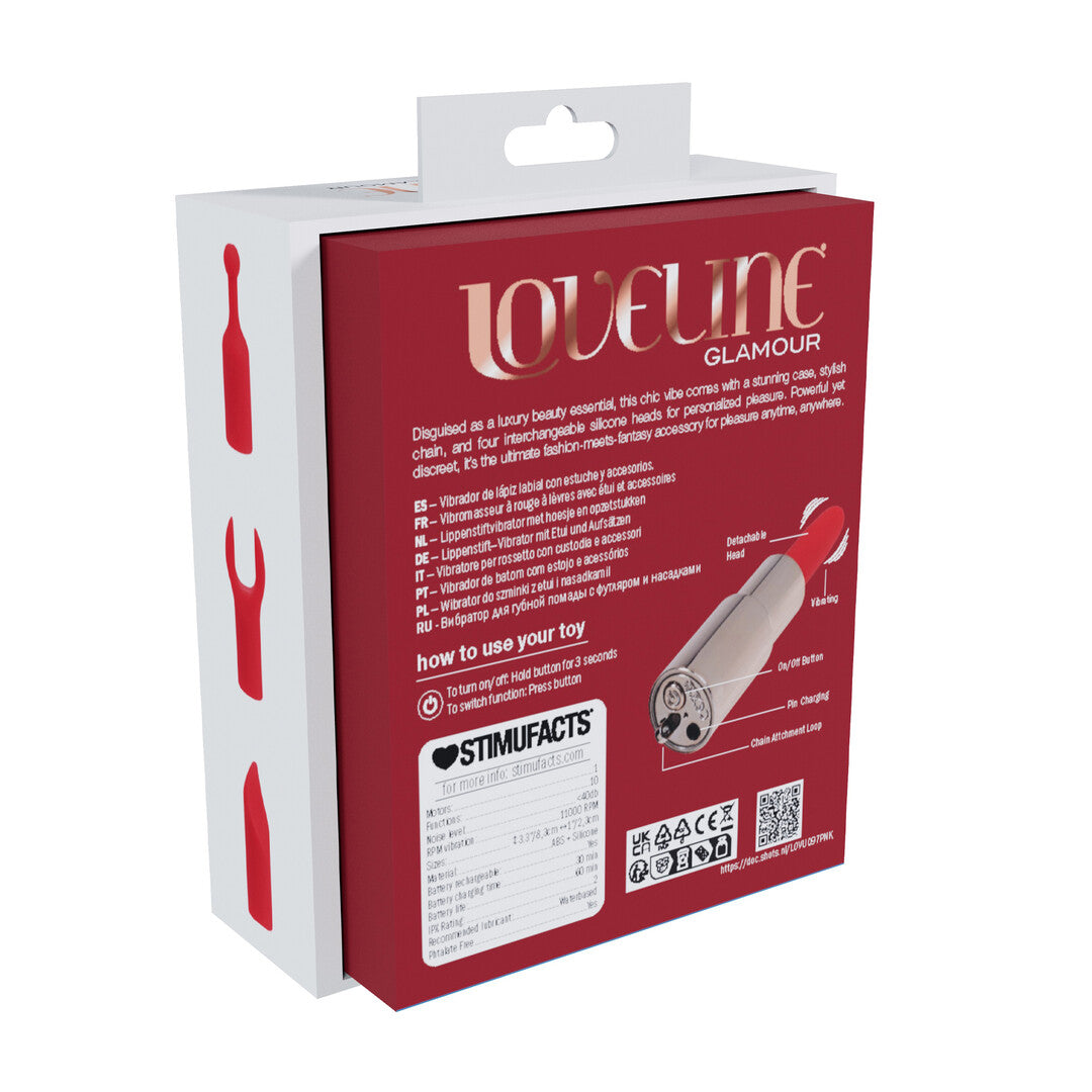 Candy - Lipstick Vibrator with 4 Attachments