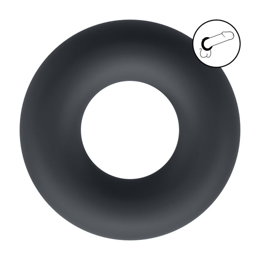 Liquid Silicone Cockring - S - Black