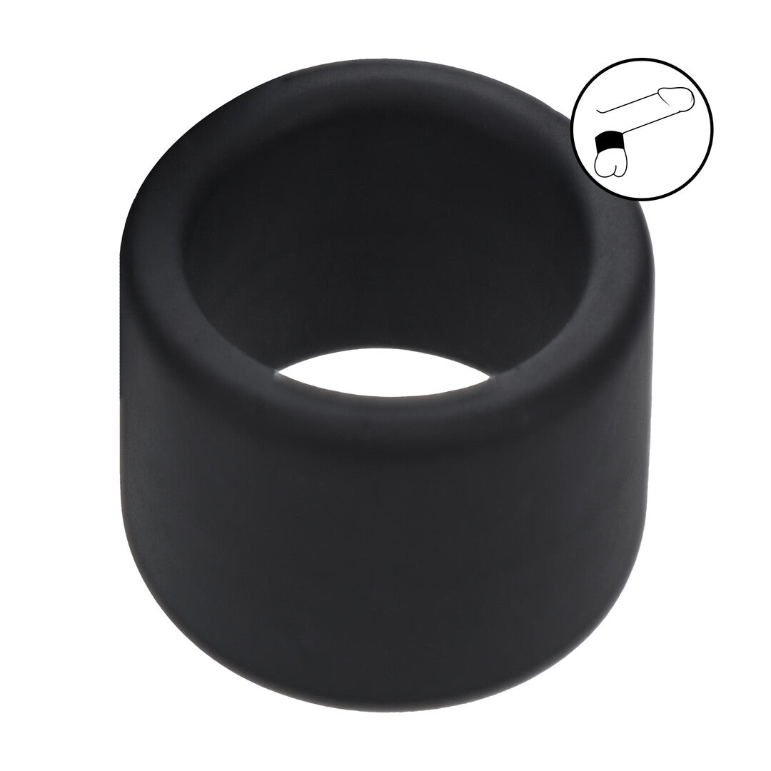 Liquid Silicone Ball Strap - L - 34mm - Black