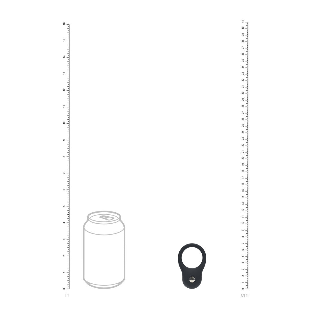 Silicone Training Cockring - S - Black