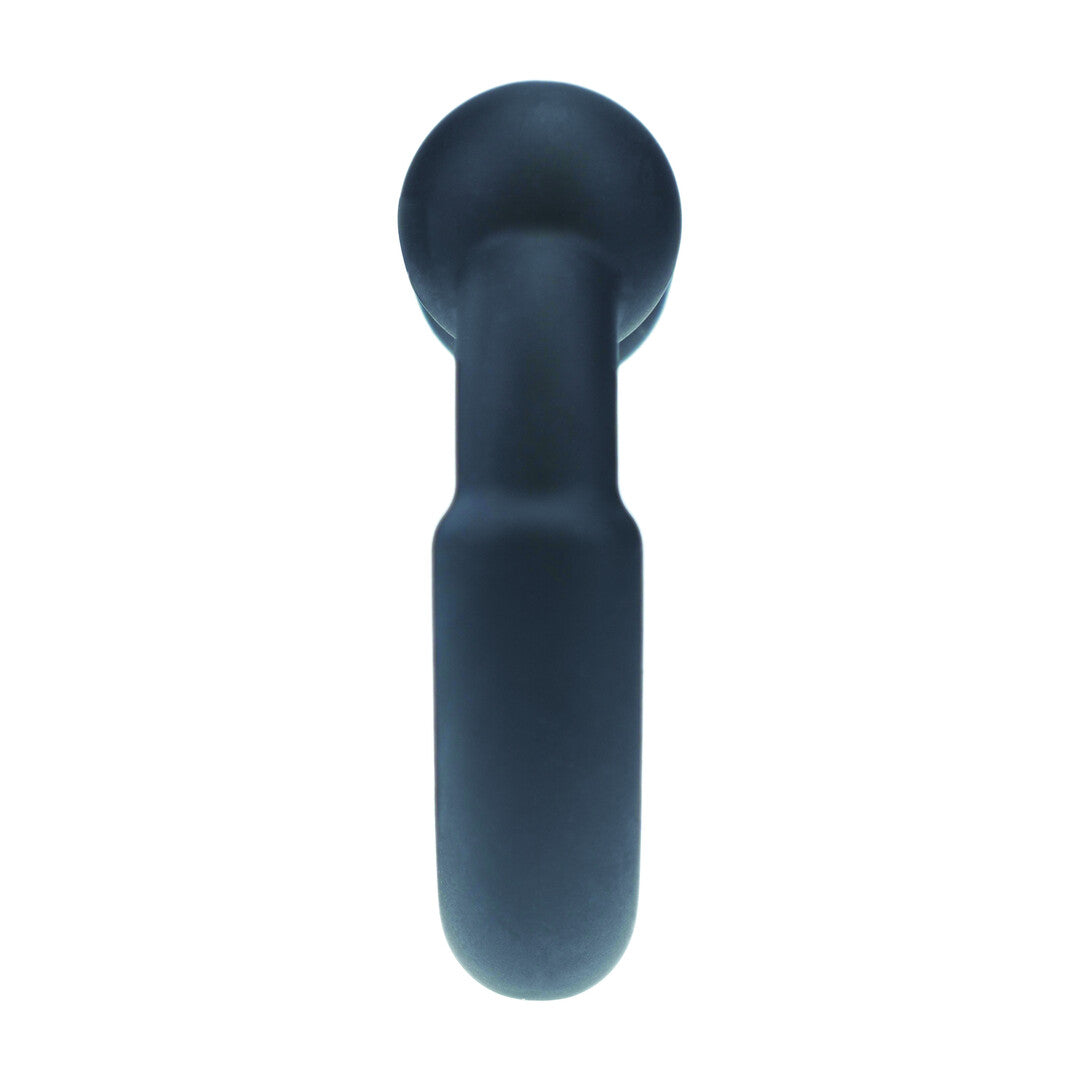 Metal and Silicone Cockring - Black