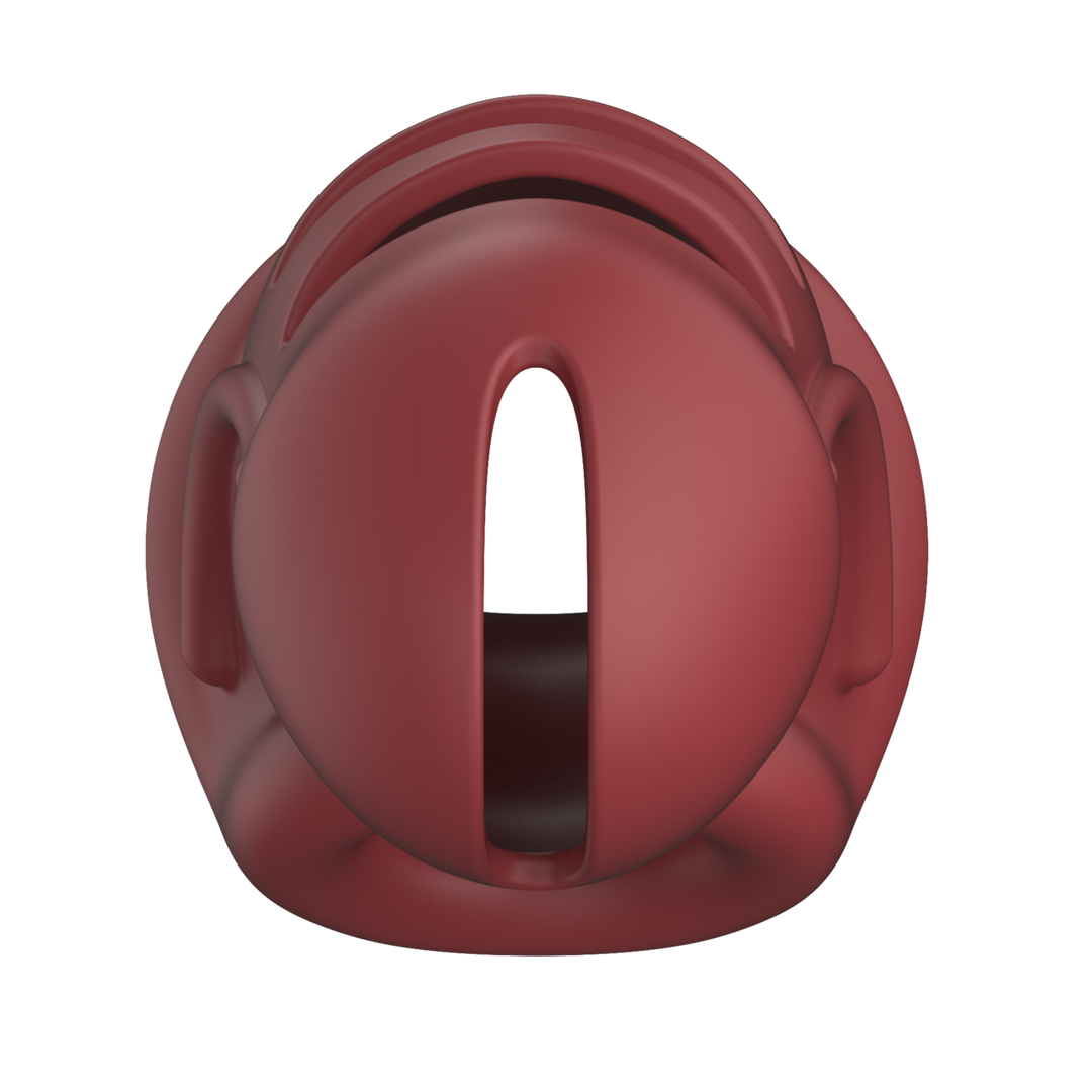 Model 28 - Ultra Soft Silicone Chastity Cage - Red