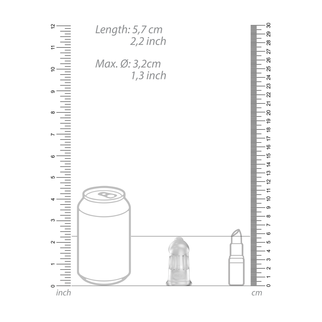 Model 29 - TPE Chastity Cage - Transparent
