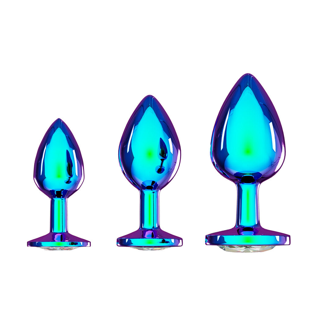Milan Collection - Metal Anal Plug Set - Gold