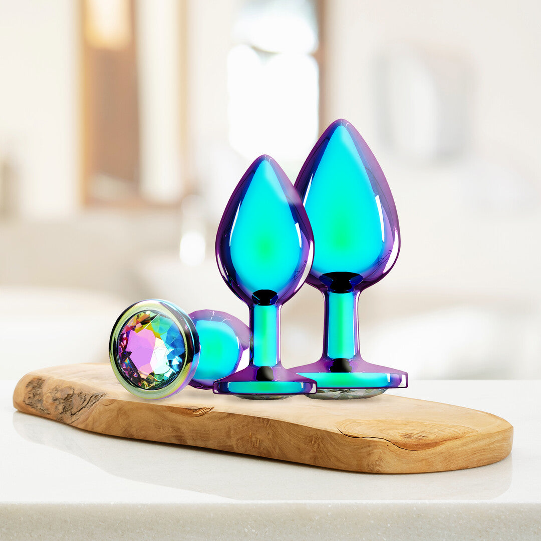 Milan Collection - Metal Anal Plug Set - Gold