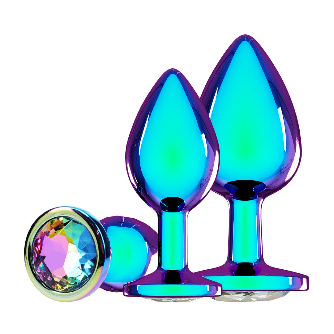 Milan Collection - Metal Anal Plug Set - Gold