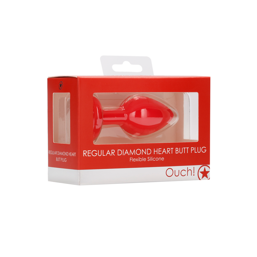Diamond Heart Butt Plug - Regular