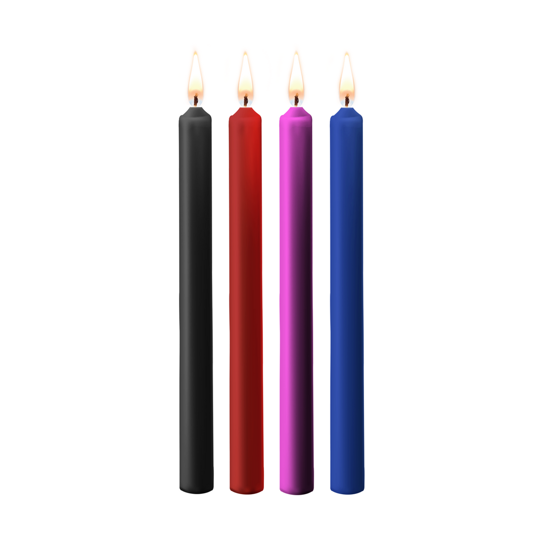 Teasing Wax Candles - 4 Pieces - Large