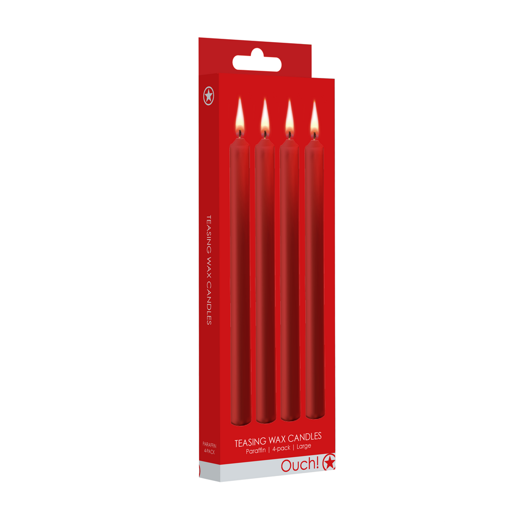 Teasing Wax Candles - 4 Pieces - Large